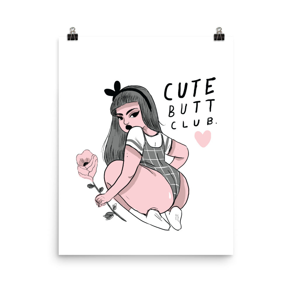 Cute Butt Club, Rosie  - Giclée Art Print