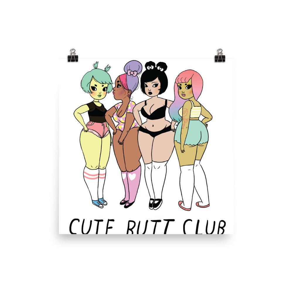 Cute Butt Club - Giclée Art Print