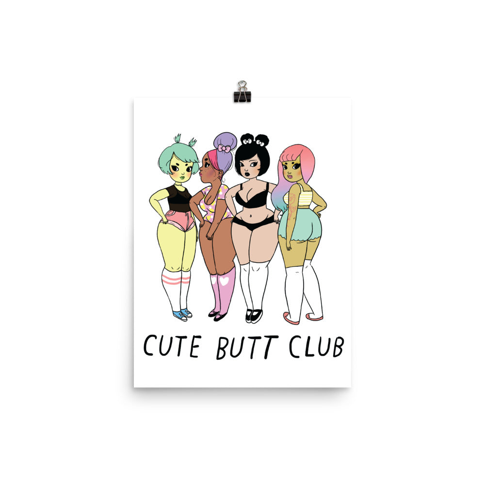 Cute Butt Club - Giclée Art Print